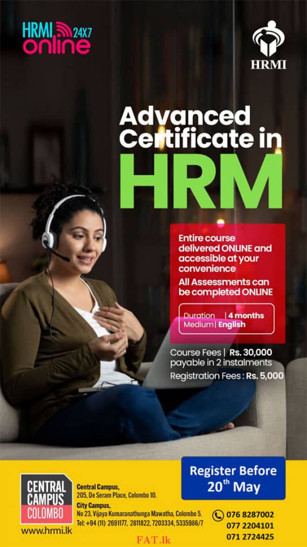Advanced Certificate In Human Resource Management