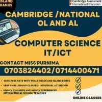 AS & A2 Computer Science classes | GCE AL & OL IT Classes