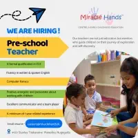 We are hiring Pre-School Teacher - Miracle Hands - Nugegoda
