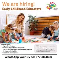 Vacancies for Early Childhood Educators - Wennappuwa