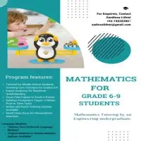 Mathematics for Grades 6 to 9