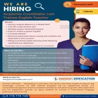 Vacancies at Eminent Edification