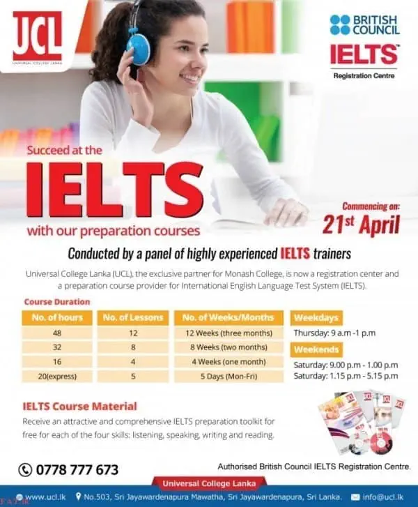 Succeed at IELTS with our preparation courses