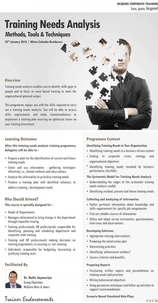 Training Needs Analysis